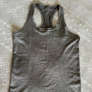Lululemon Swiftly Tech Light Gray Racerback Tank